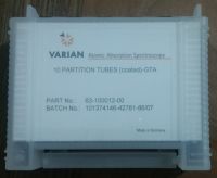 Partitioned tubes, pyrolytically coated, 10/pk Varian AAS Uyumlu Grafit Tüp